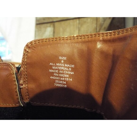 The Children’s Place Black And Brown Riding Boots Toddler Size 8 - Picture 8 of 11